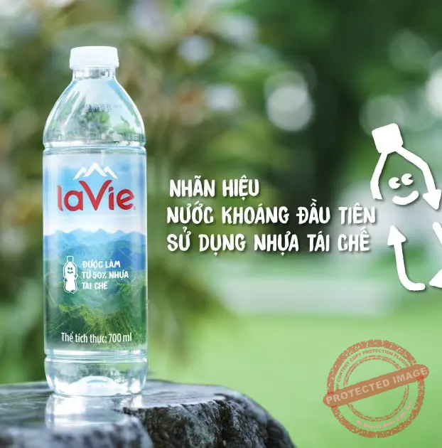 LaVie Sử dụng nhựa tái chế (rPET)