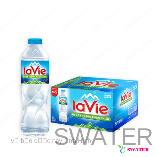 Nước LaVie 500ml (24 chai/thùng) 1 Nước khoáng LaVie 500ml