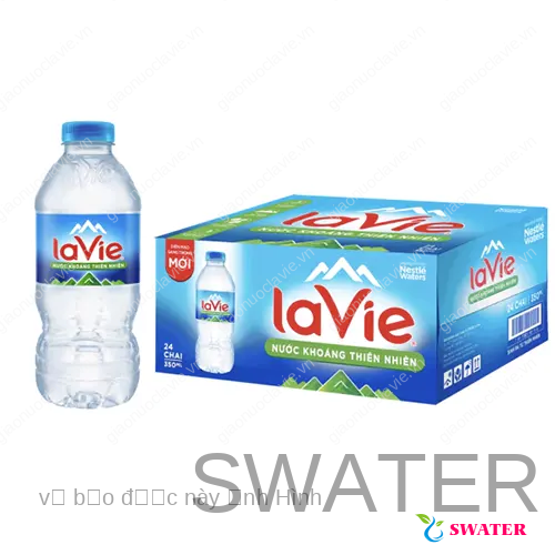 Nước LaVie 350ml (24 chai/thùng) 1 Nước khoáng LaVie 350ml