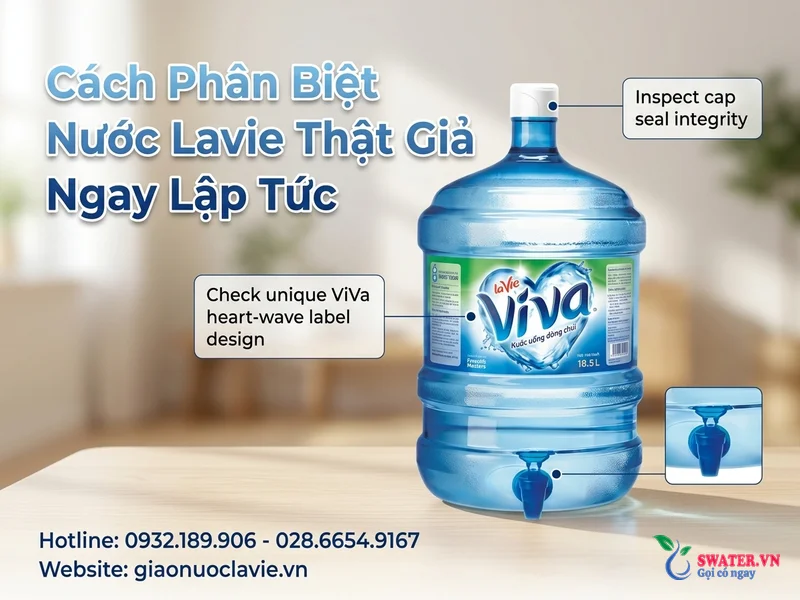 Cách Phân Biệt Nước Lavie Thật Giả Ngay Lập Tức