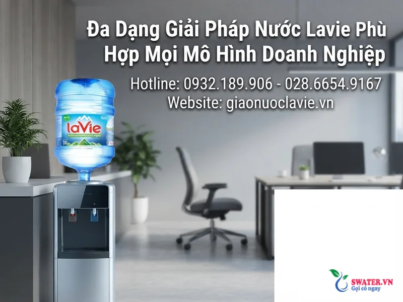 Đa Dạng Giải Pháp Nước Lavie Phù Hợp Mọi Mô Hình Doanh Nghiệp