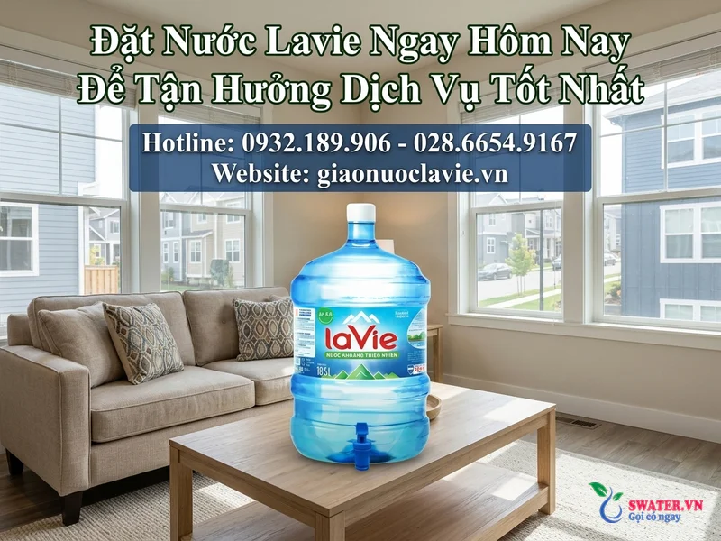 Đặt Nước Lavie Ngay Hôm Nay Để Tận Hưởng Dịch Vụ Tốt Nhất