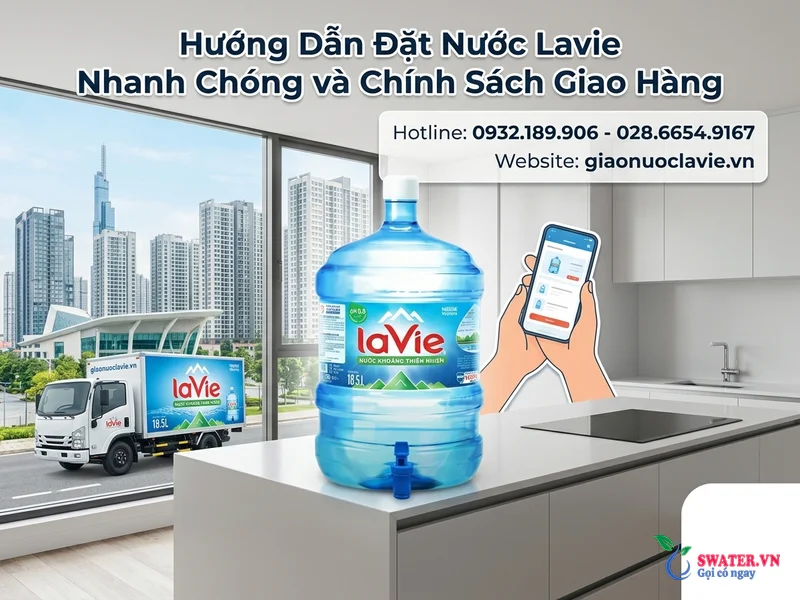 Hướng Dẫn Đặt Nước Lavie Nhanh Chóng và Chính Sách Giao Hàng