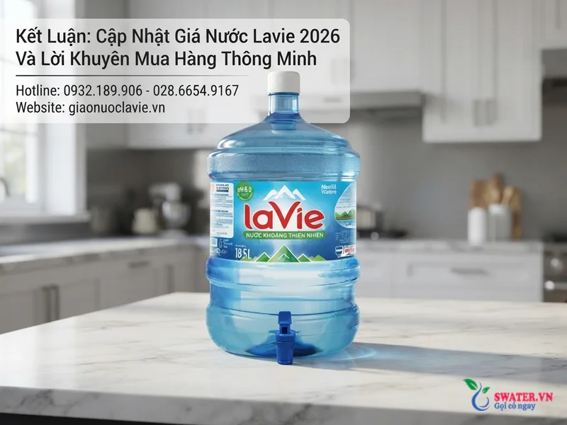 Kết Luận: Cập Nhật Giá Nước Lavie 2026 Và Lời Khuyên Mua Hàng Thông Minh