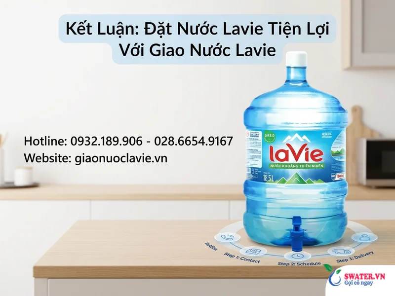 Kết Luận: Đặt Nước Lavie Tiện Lợi Với Giao Nước Lavie