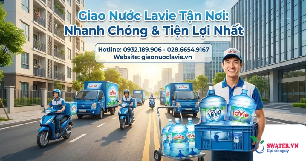 Giao Nước Lavie Tận Nơi: Nhanh Chóng & Tiện Lợi Nhất