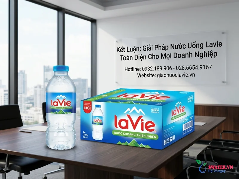 Kết Luận: Giải Pháp Nước Uống Lavie Toàn Diện Cho Mọi Doanh Nghiệp
