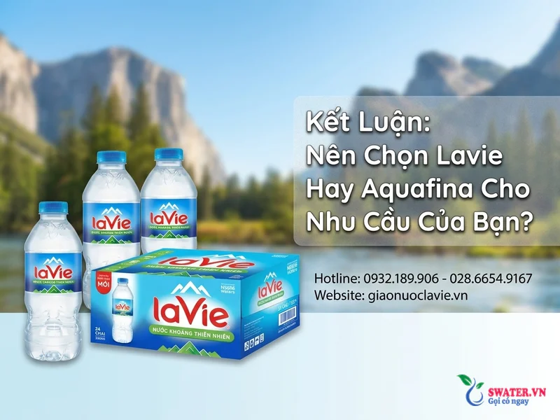 Kết Luận: Nên Chọn Lavie Hay Aquafina Cho Nhu Cầu Của Bạn?