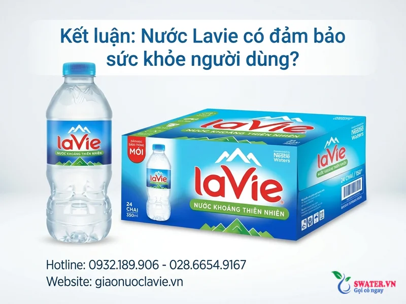 Kết luận: Nước Lavie có đảm bảo sức khỏe người dùng?