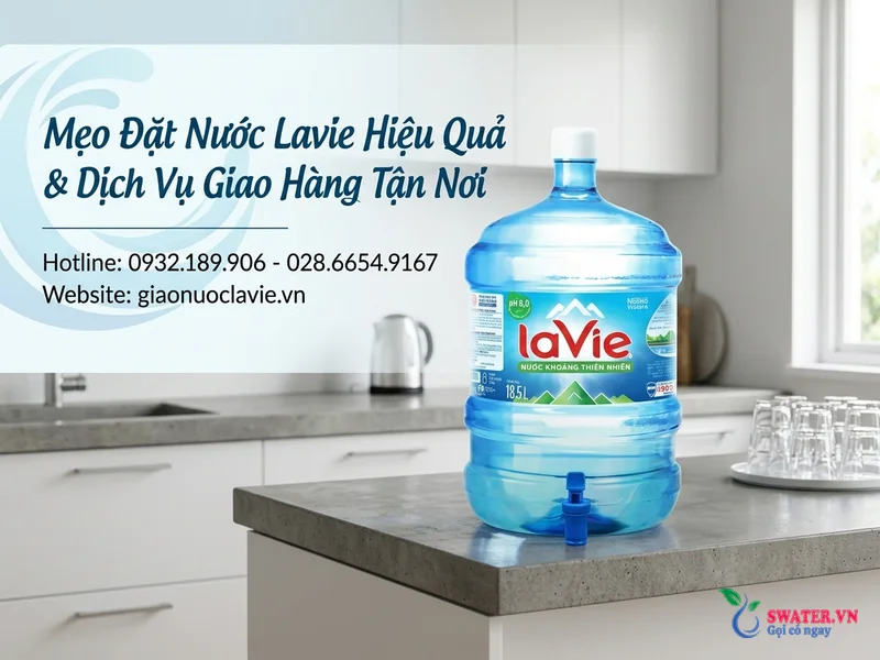 Mẹo Đặt Nước Lavie Hiệu Quả & Dịch Vụ Giao Hàng Tận Nơi