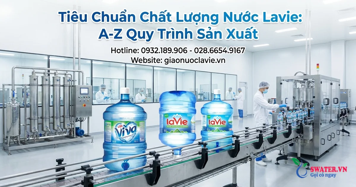 Tiêu Chuẩn Chất Lượng Nước Lavie: A-Z Quy Trình Sản Xuất