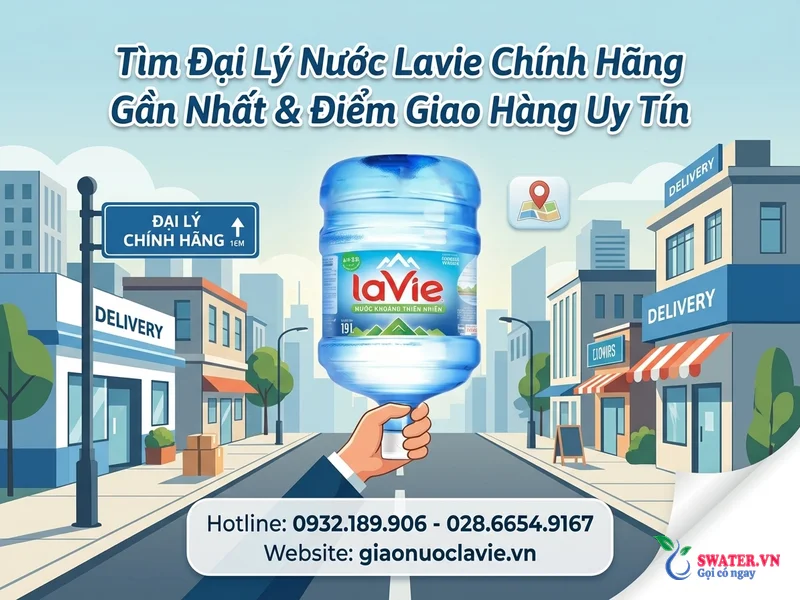 Tìm Đại Lý Nước Lavie Chính Hãng Gần Nhất & Điểm Giao Hàng Uy Tín